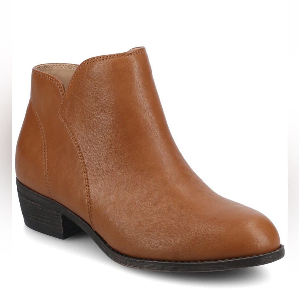 Journee “Solarah” Tan Ankle Bootie